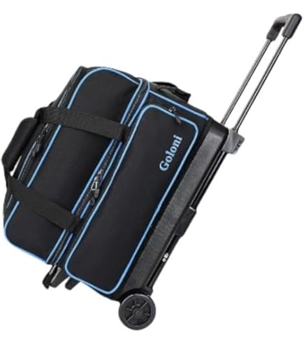 ボウリング2個入りキャスターバック 楽天市場】ボール2個収納可能なキャスター付き ボウリングバッグ